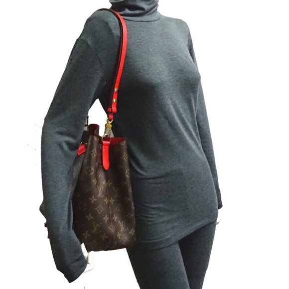 Louis Vuitton Neonoe Women's Shoulder Bag M44021 Monogram Ebene (Brown) x Cer... - Picture 8 of 9